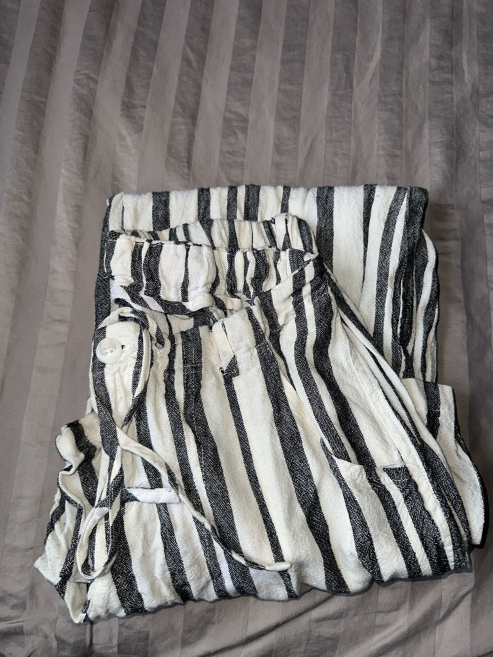 Just Living Striped Cover-Up Pants